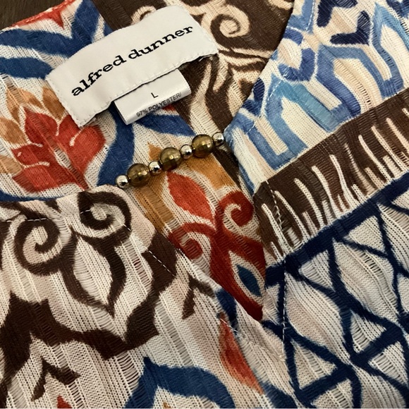 NWT Alfred Dunner Tunic Blouse Top - Picture 2 of 8